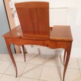 Louis XV style dressing table in cherry wood from the 1950s