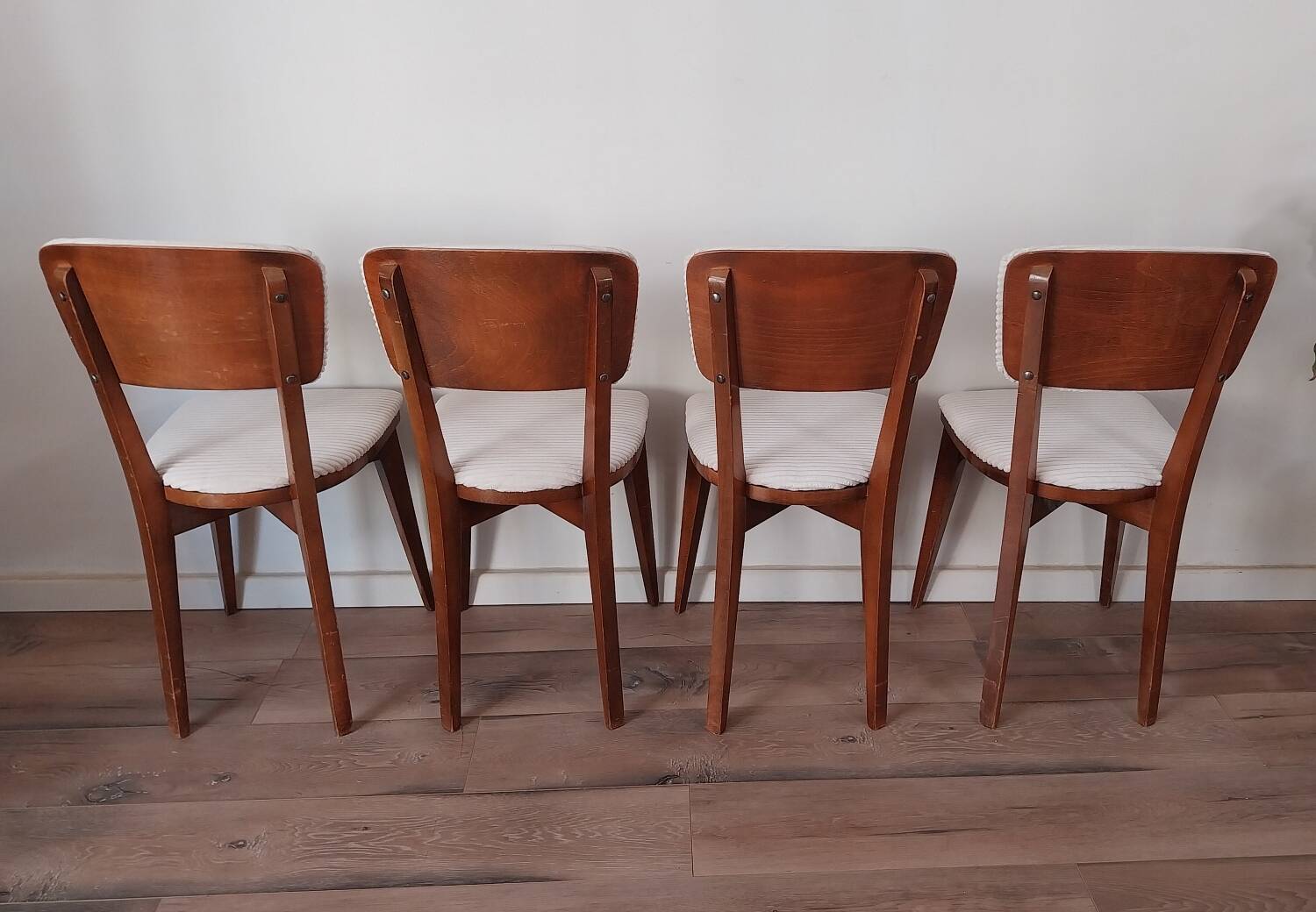 Set of four vintage chairs