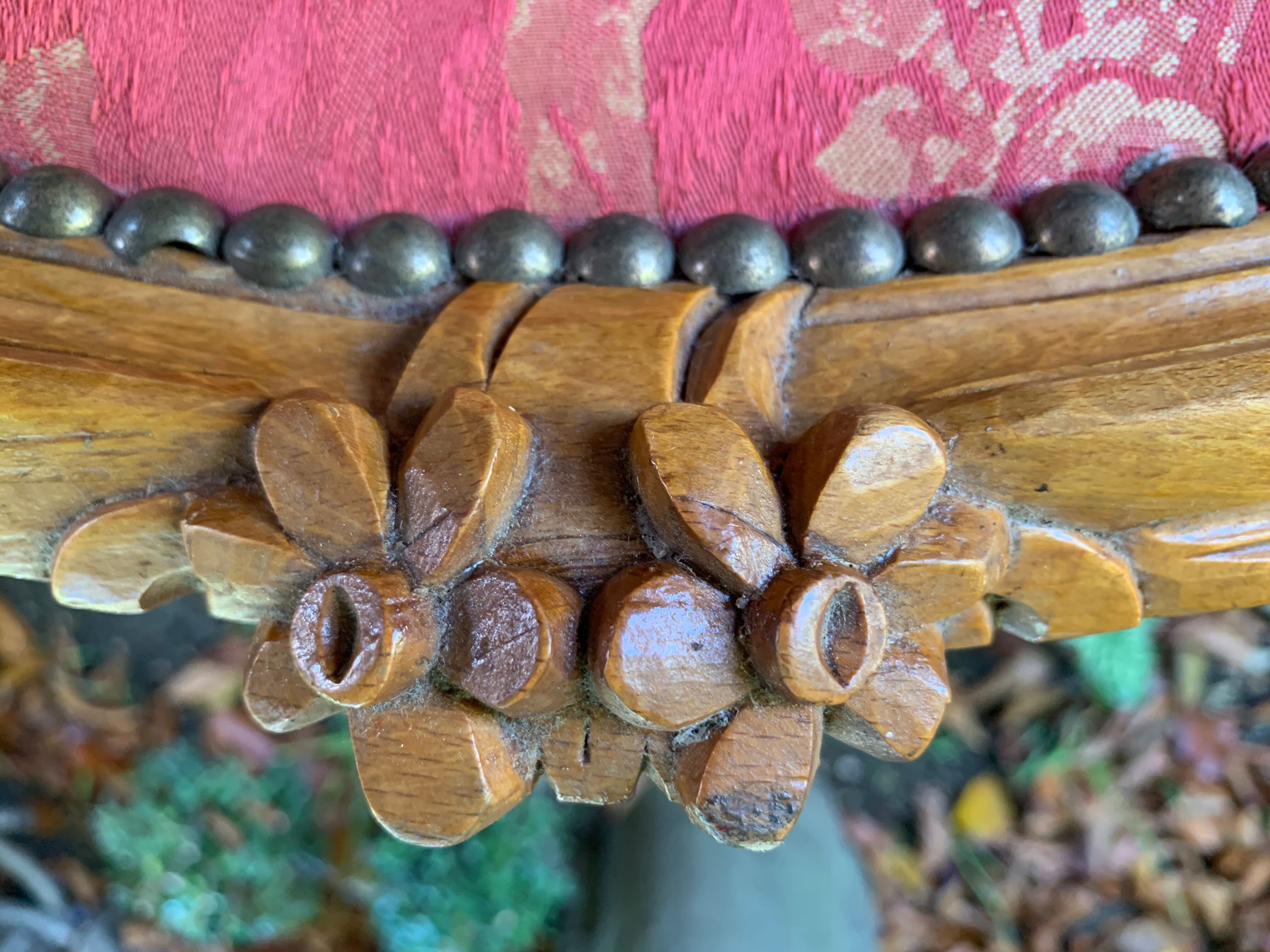 Pair of pink armchairs