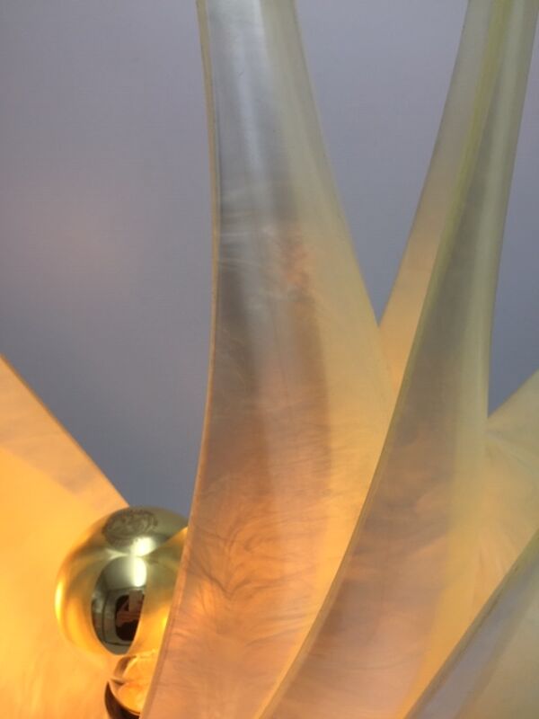 Lampe coquillage, Maison Rougier, années 70