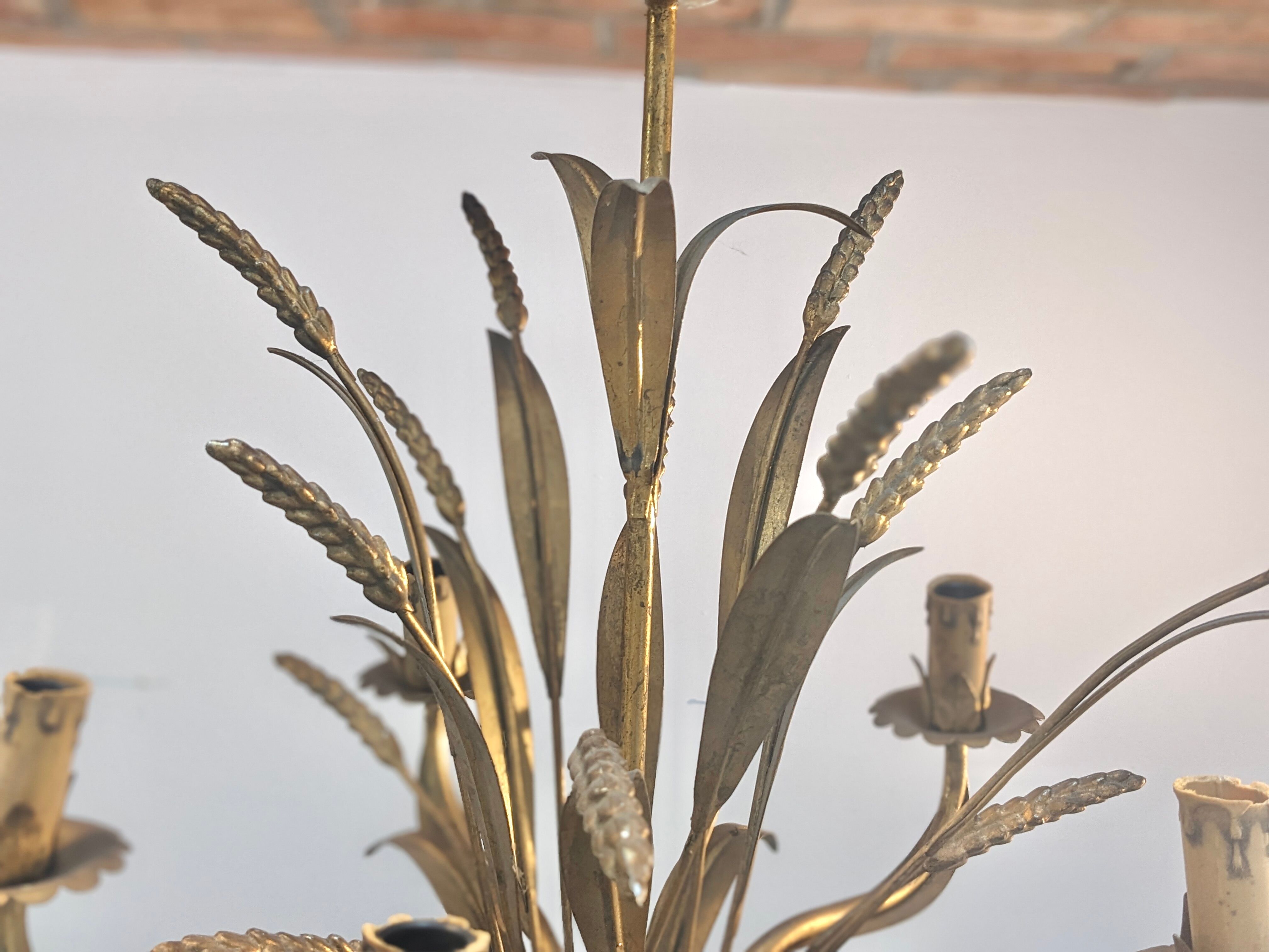 Chandelier "ears of wheat" with 5 arms