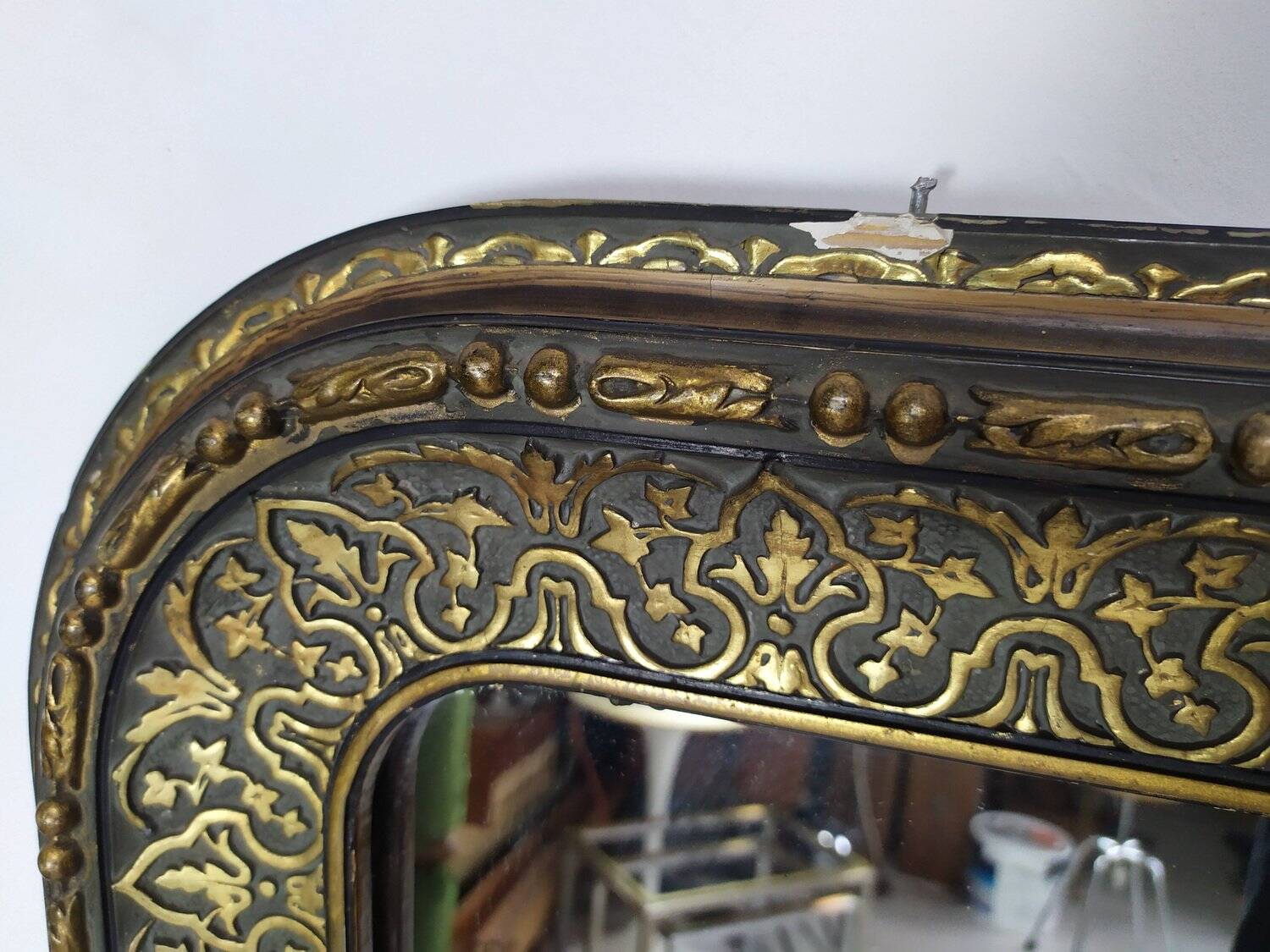 Miroir doré Napoléon III