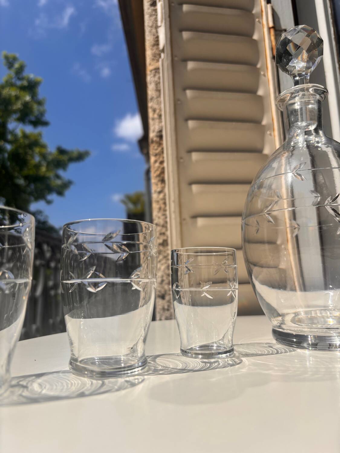 Porto service Baccarat 7p. M. Longchamp