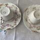 Duo of antique porcelain cups
