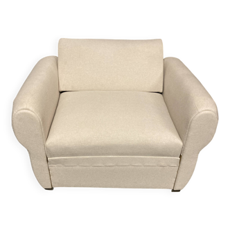 Fauteuil 30 's avec espace rangement sous assise