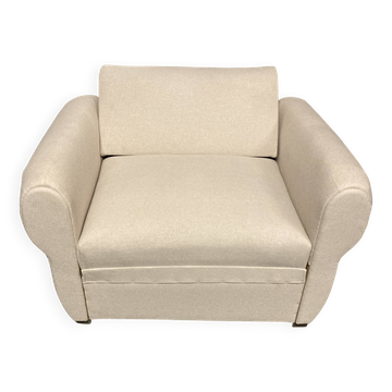 30's armchair with storage space under the seat