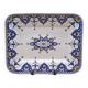 Antique Sarreguemines earthenware dish, Cluny model, 19th century