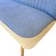 Vintage blue and white armchair/sofa/couch