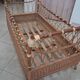 Rattan and wicker children's bed