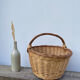 Old woven wicker basket