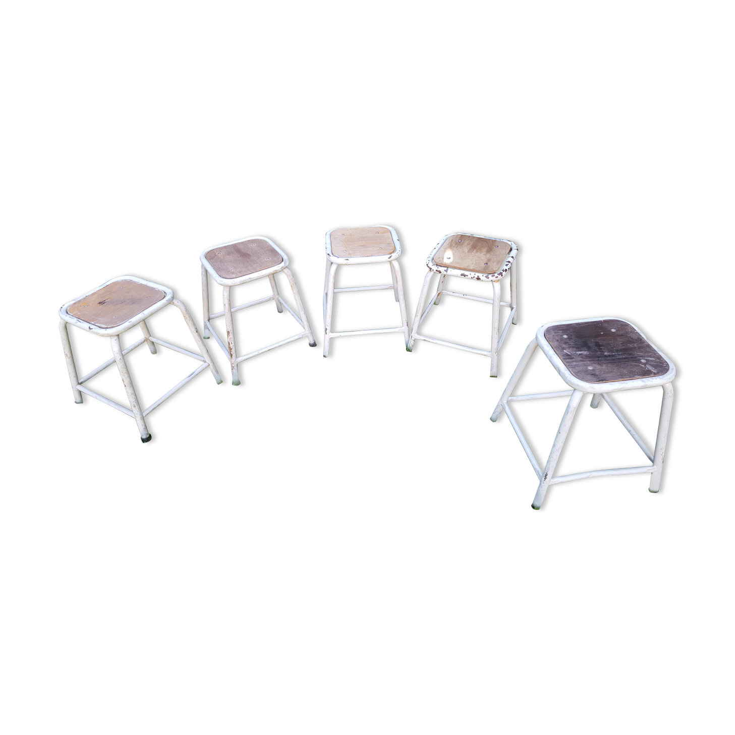 5 industrial stools