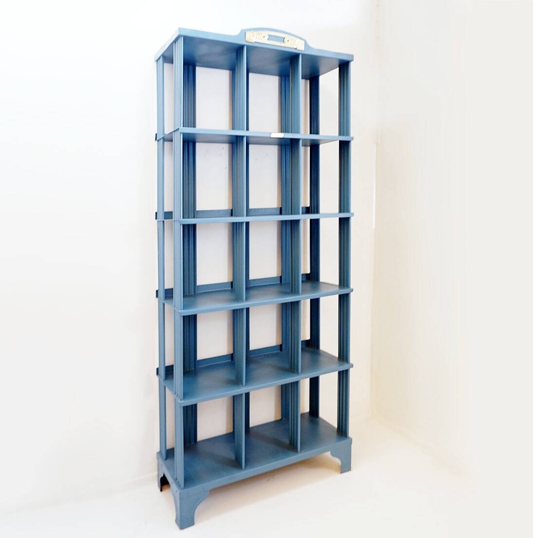 Painted metal industrial shelf Strafor - 20th century