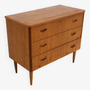 Scandinavian teak chest of drawers, Sweden, 1960