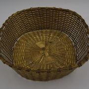Corbeille carrée fil métal vintage