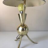 Brass tripod lamp 60's