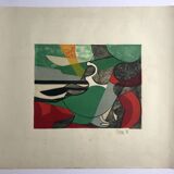 Danièle perré, sans titre, 1961. lithographie originale signée au crayon