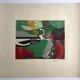 Danièle perré, untitled, 1961. original lithograph signed in pencil