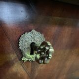 Empire period chest of drawers in mahogany and mahogany veneer