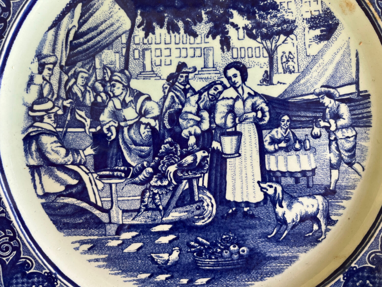 Delft porcelain plate