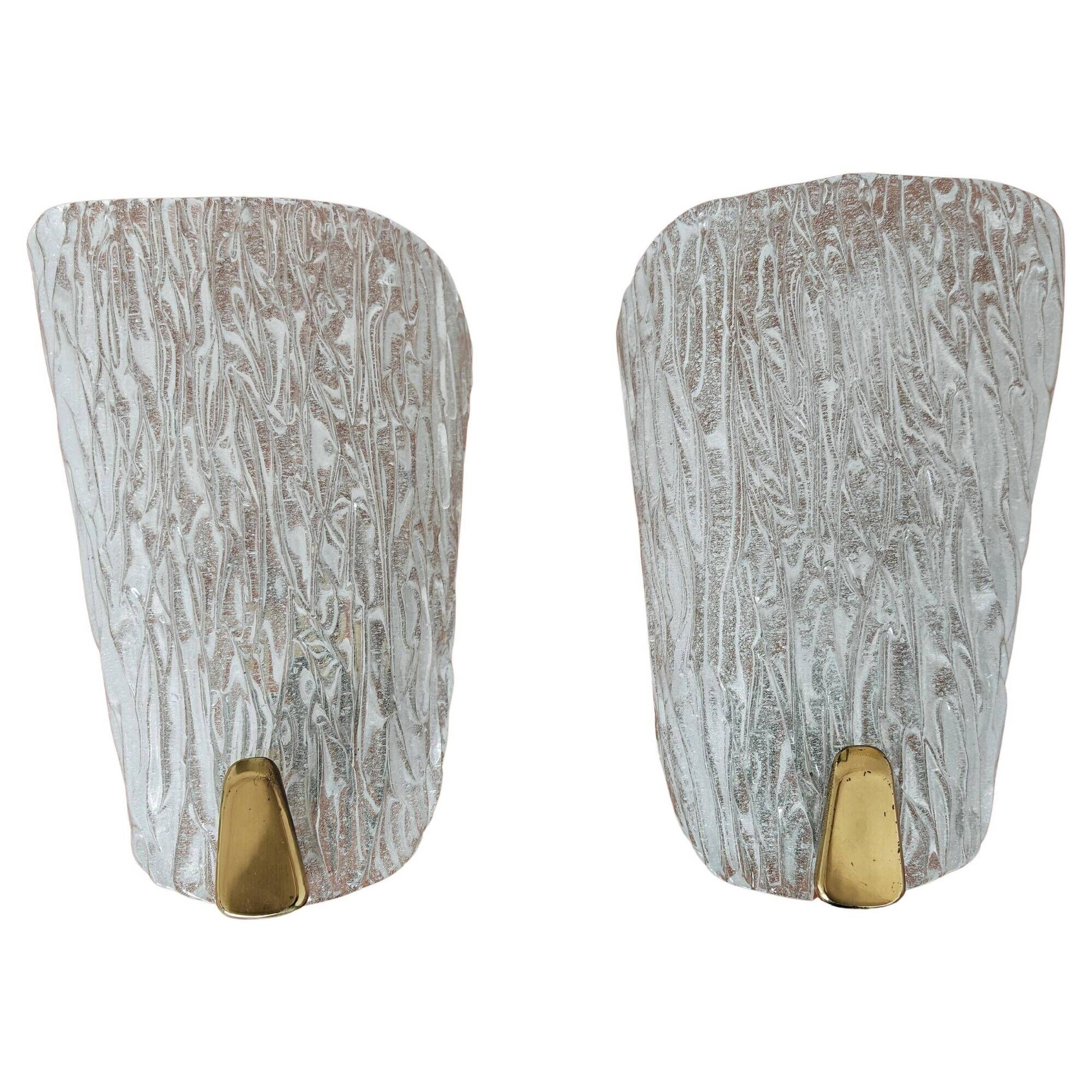 Pair of Mid Century Modern wall sconces by J. T. Kalmar, 1960s