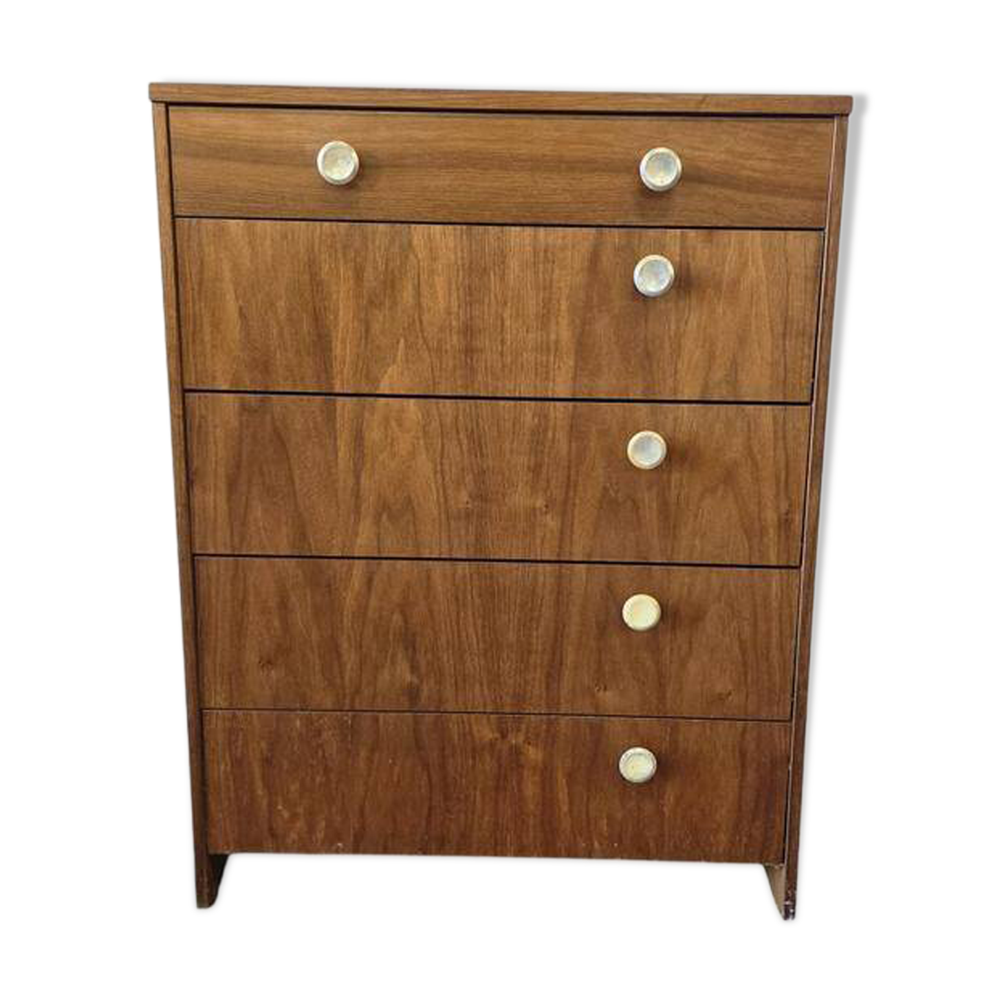Vintage wooden drop-leaf cabinet / shoe cabinet