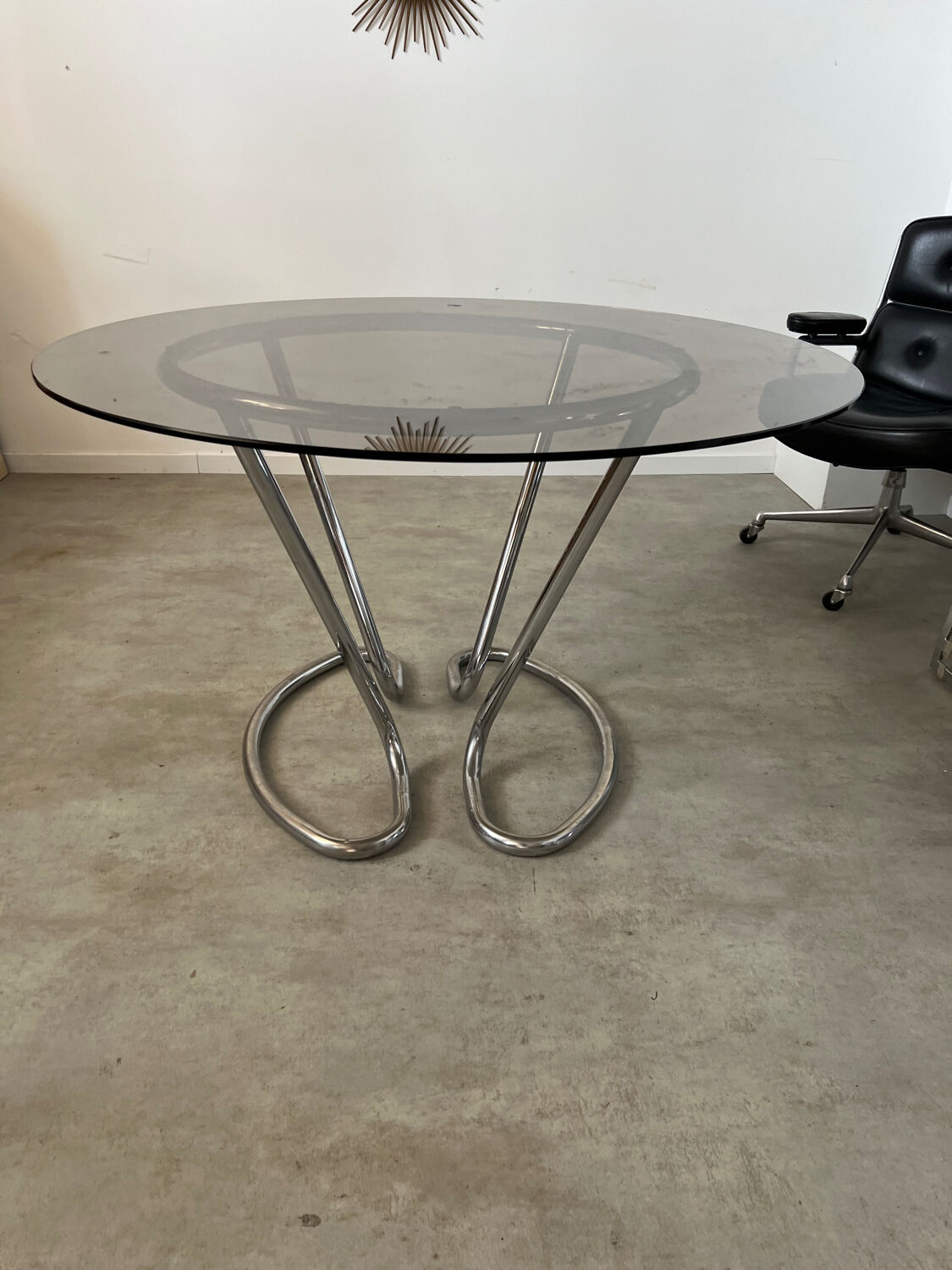 Table et 6 chaises pliante Luisa vintage design italien Marcelo Cuneo