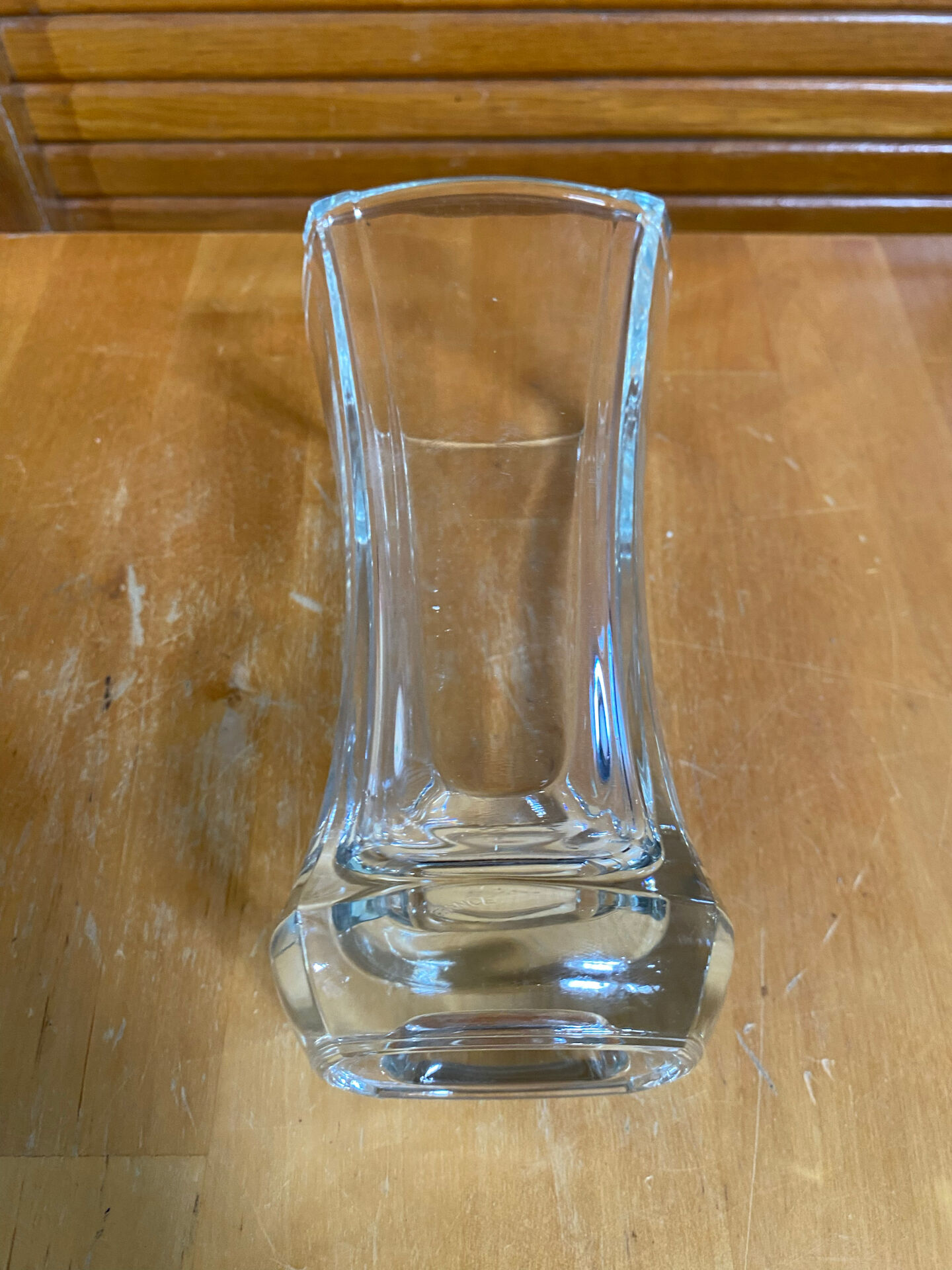 Vintage luminarc academy model glass moulded vase made in france