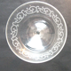 6 Louis XV style champagne glasses engraved with arabesques, baluster foot