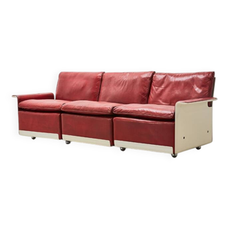Dieter Rams 620 Series Leather Sofa for Vitsoe 1962