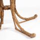 Bamboo-style painted brass table