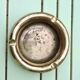 Cendrier rond en laiton vintage