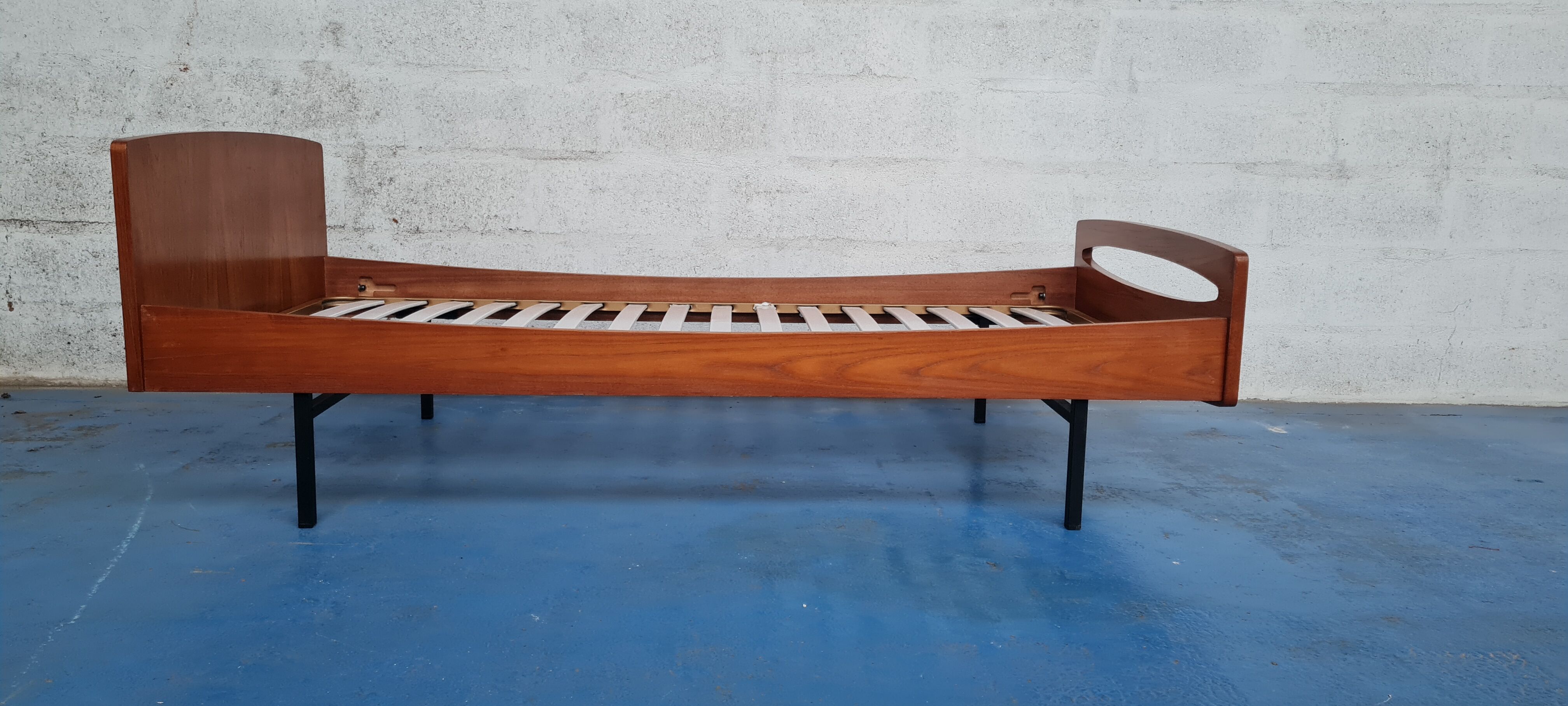 Scandinavian teak bed