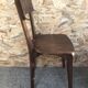 Série de 6 chaises bistrot scandinave bois vintage