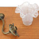 Old tulip sconce