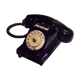 Vintage phone with Bakelite dial