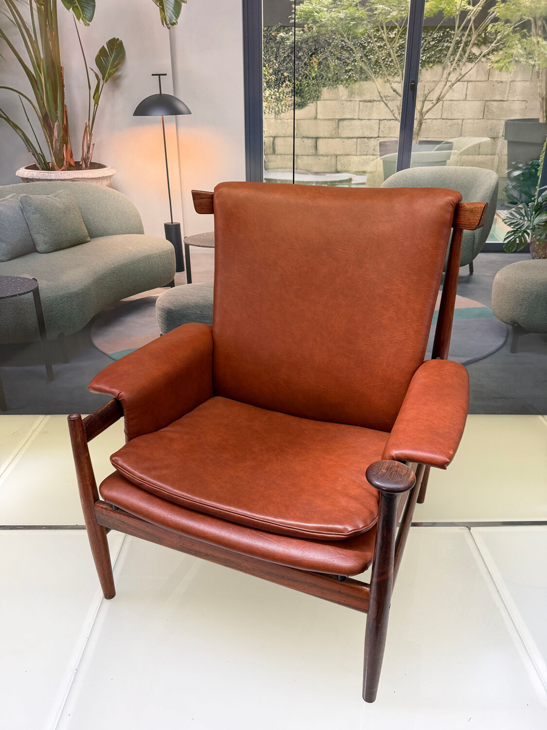 Armchair model Bwana designed by Finn Juhl.