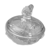 Vintage old swan molded crystal candy