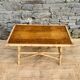 Vintage rattan coffee table