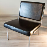 Heater year 60 chrome and imitation black leather