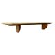 Italian Art Deco Console in Cherry Wood and Siena Marble by Paolo Buffa, 1940s