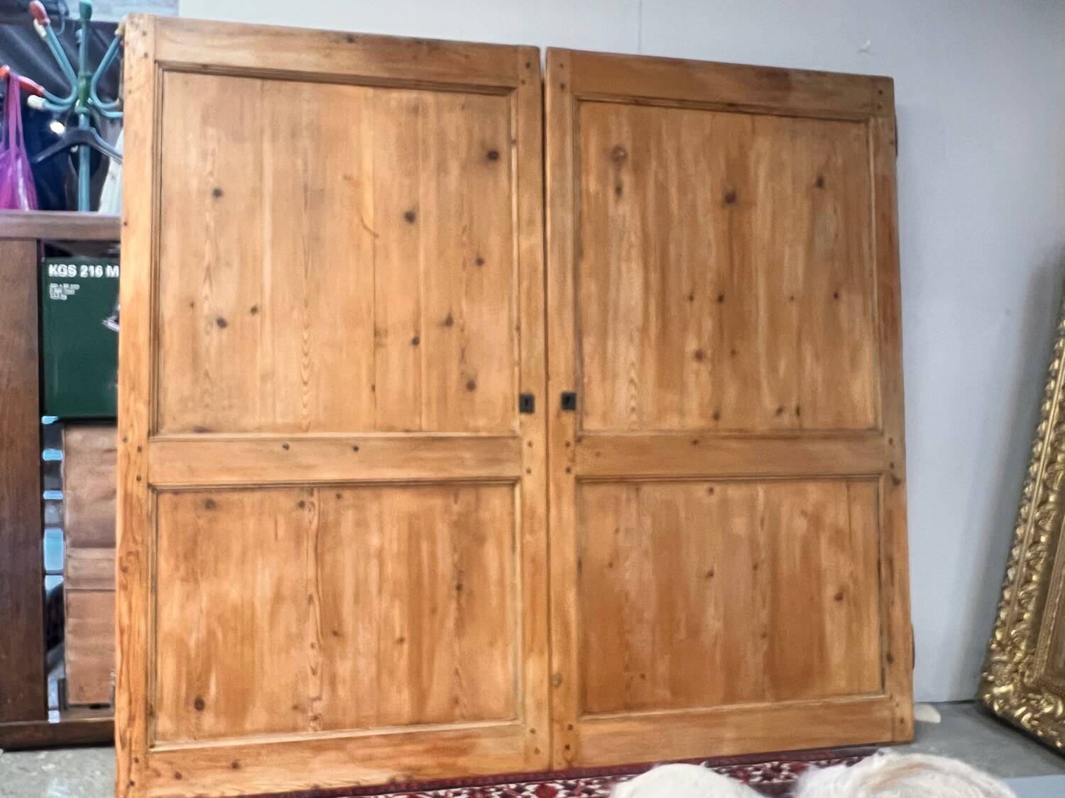 Old interior carpentry doors