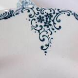 4 assiettes plates en terre de fer de St Amand