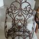 Cast iron wall shelf