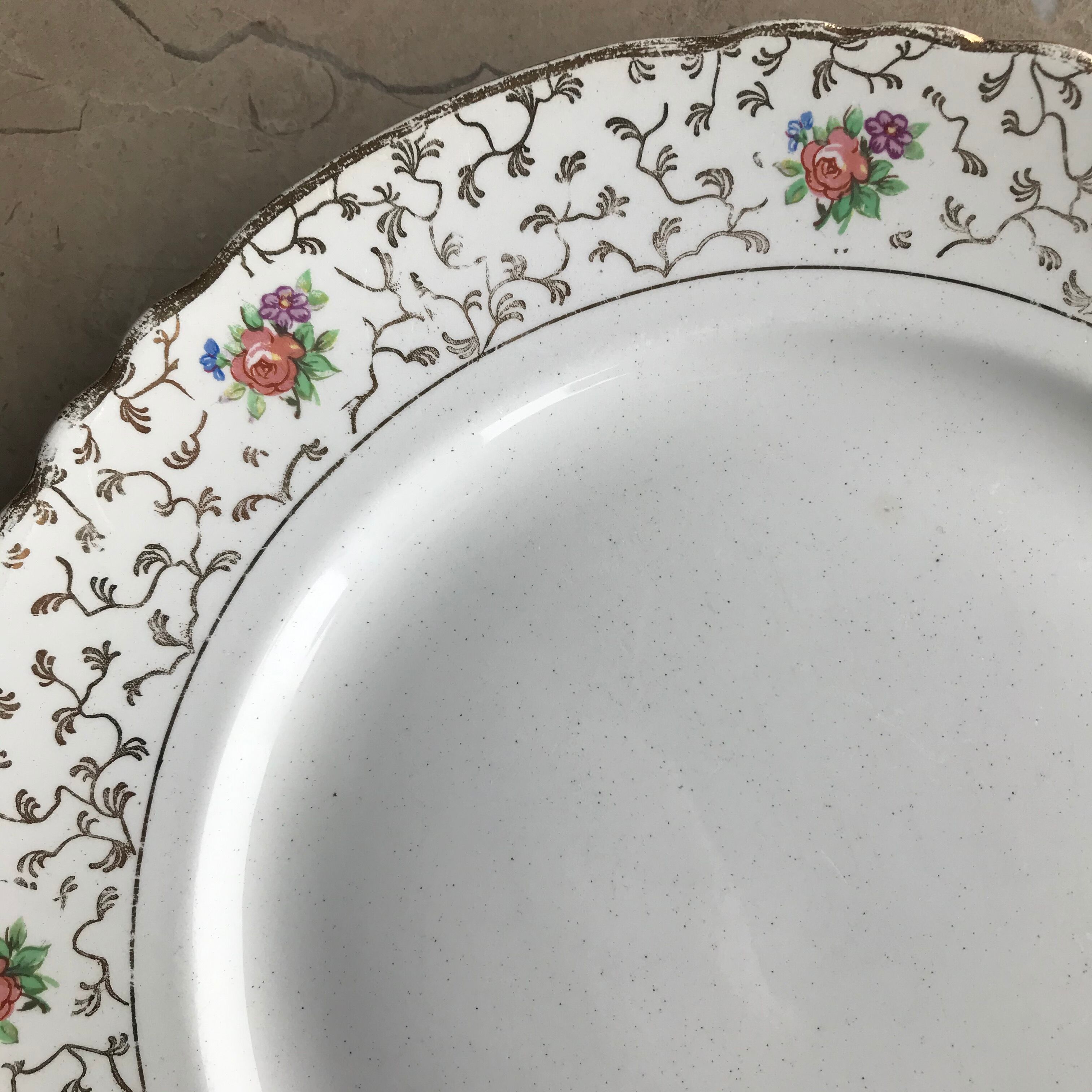 Series of 6 vintage plates