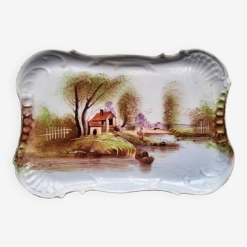 Limoges porcelain flat tray