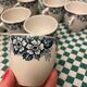 Set of 8 Marie-Louise Nord Hamage Moulin des Loup coffee cups