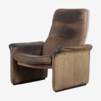 Adjustable DS-50 Buffalo Leather Lounge Chair from De Sede, 1970s
