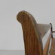 Oak cafe sofa with armrests 160 cm long