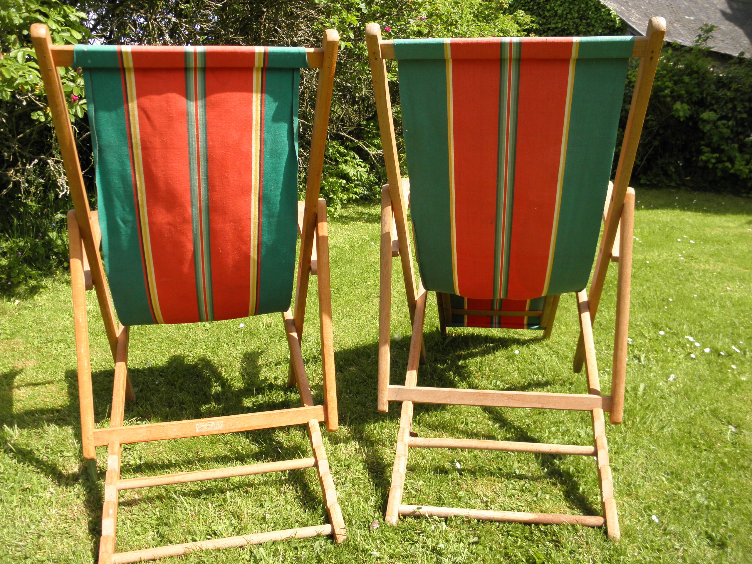 Transat and chair vintage 1960