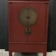 Burgundy Chinese cabinet